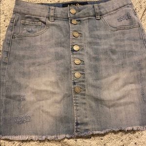 Jean skirt!!